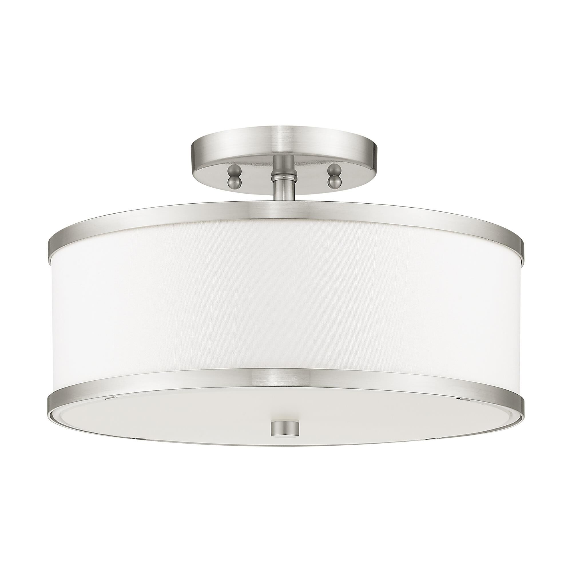 Park Ridge 13 Inch 2 Light Semi Flush Mount by Livex Lighting