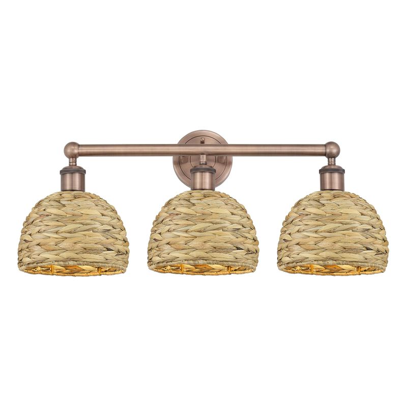 Bruno Marashlian Woven Rattan 26 Inch Bath Vanity Light by Innovations Lighting