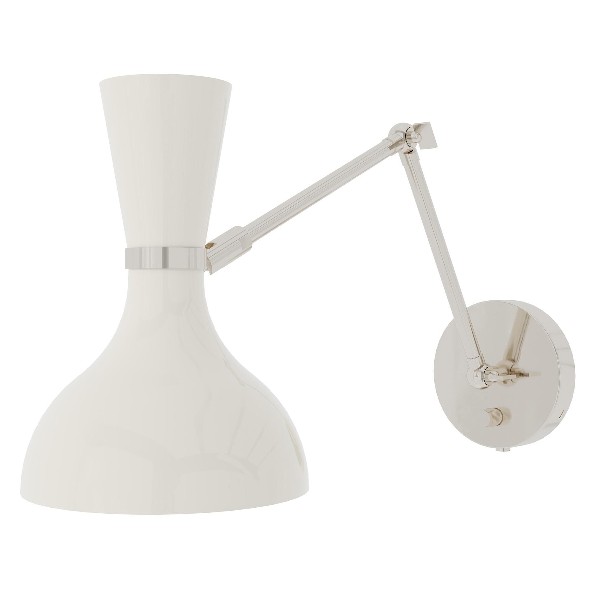 Clare 10 Inch Wall Swing Lamp by Robert Abbey