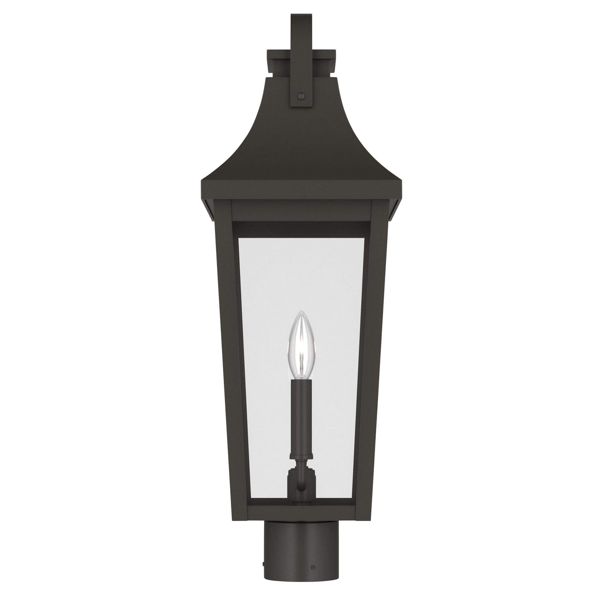 Shown in Olde Bronze finish and Clear glass