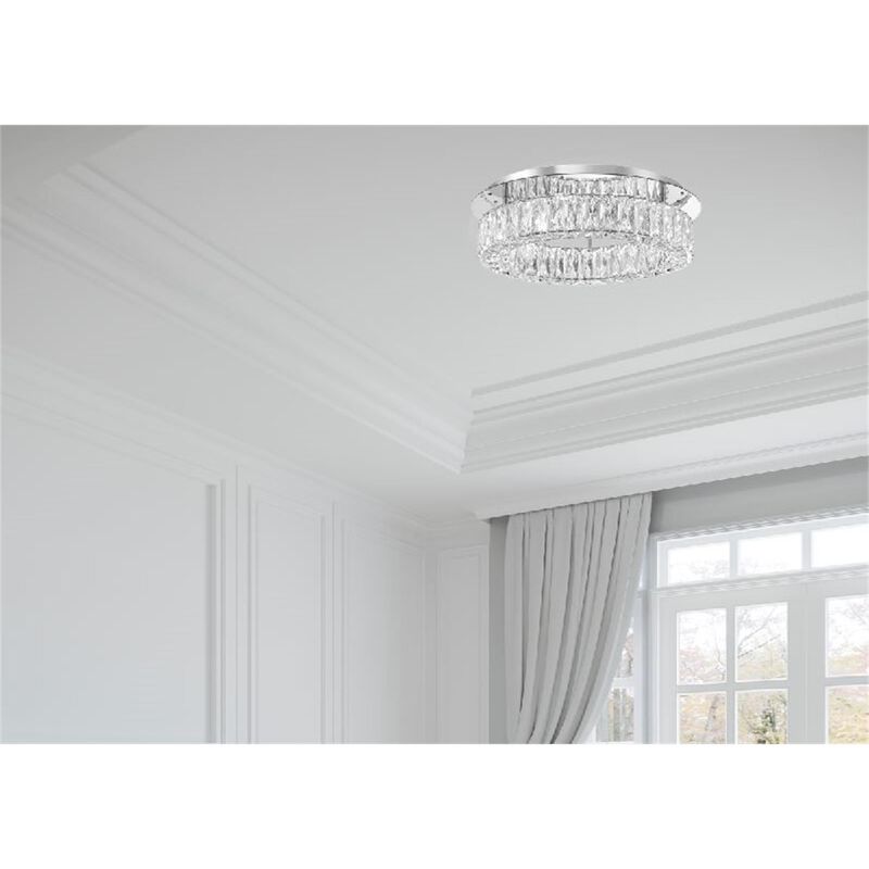Kinsley 18 Inch Flush Mount by Crystorama