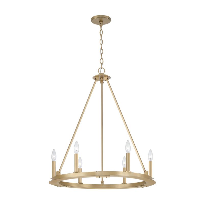 Pearson 26 Inch 6 Light Chandelier by Capital Lighting Fixture Company