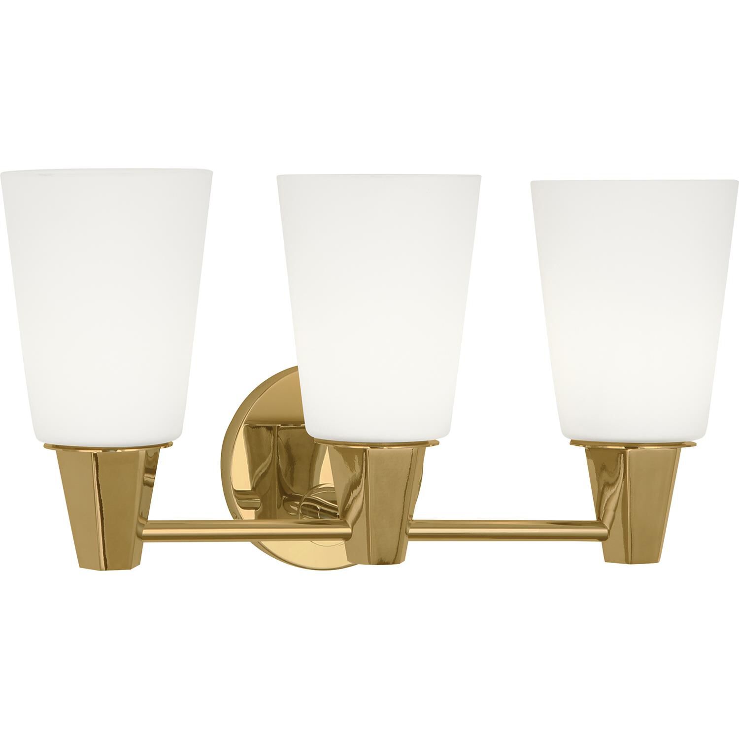 Shown in Modern Brass finish