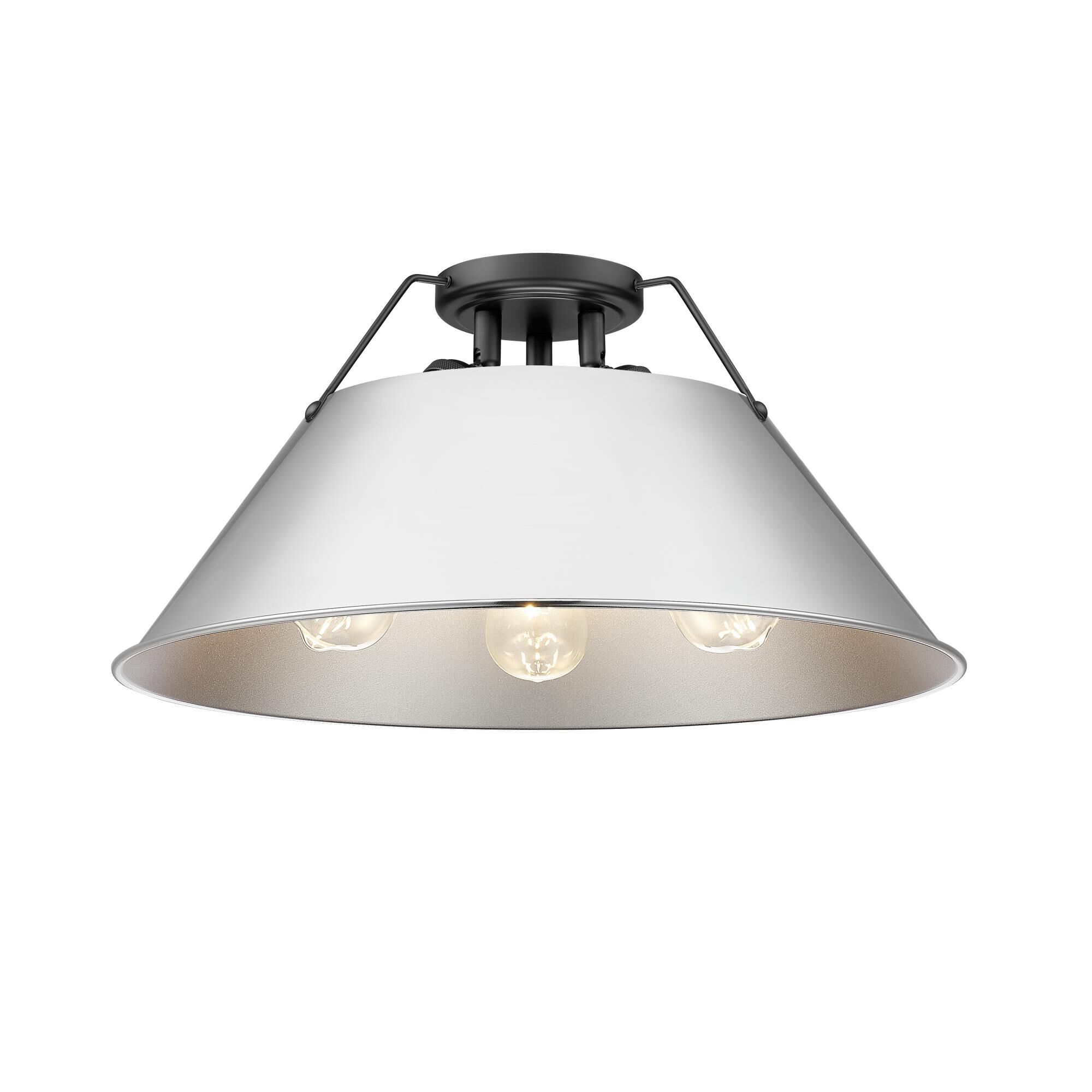 Orwell 19 Inch Semi Flush Mount by Golden Lighting