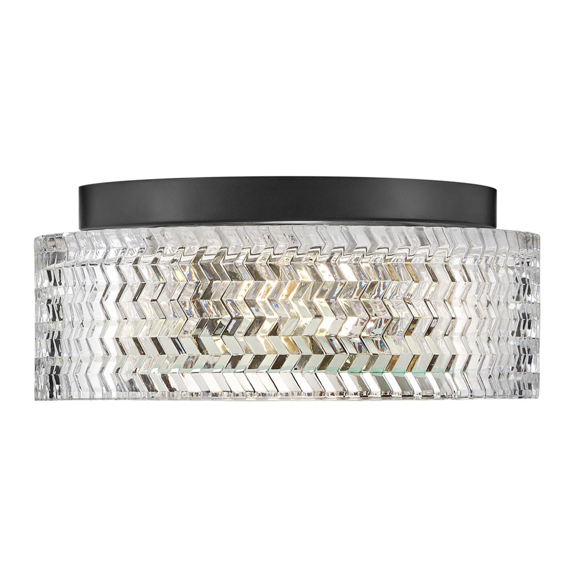 Elle 12 Inch 2 Light Flush Mount,