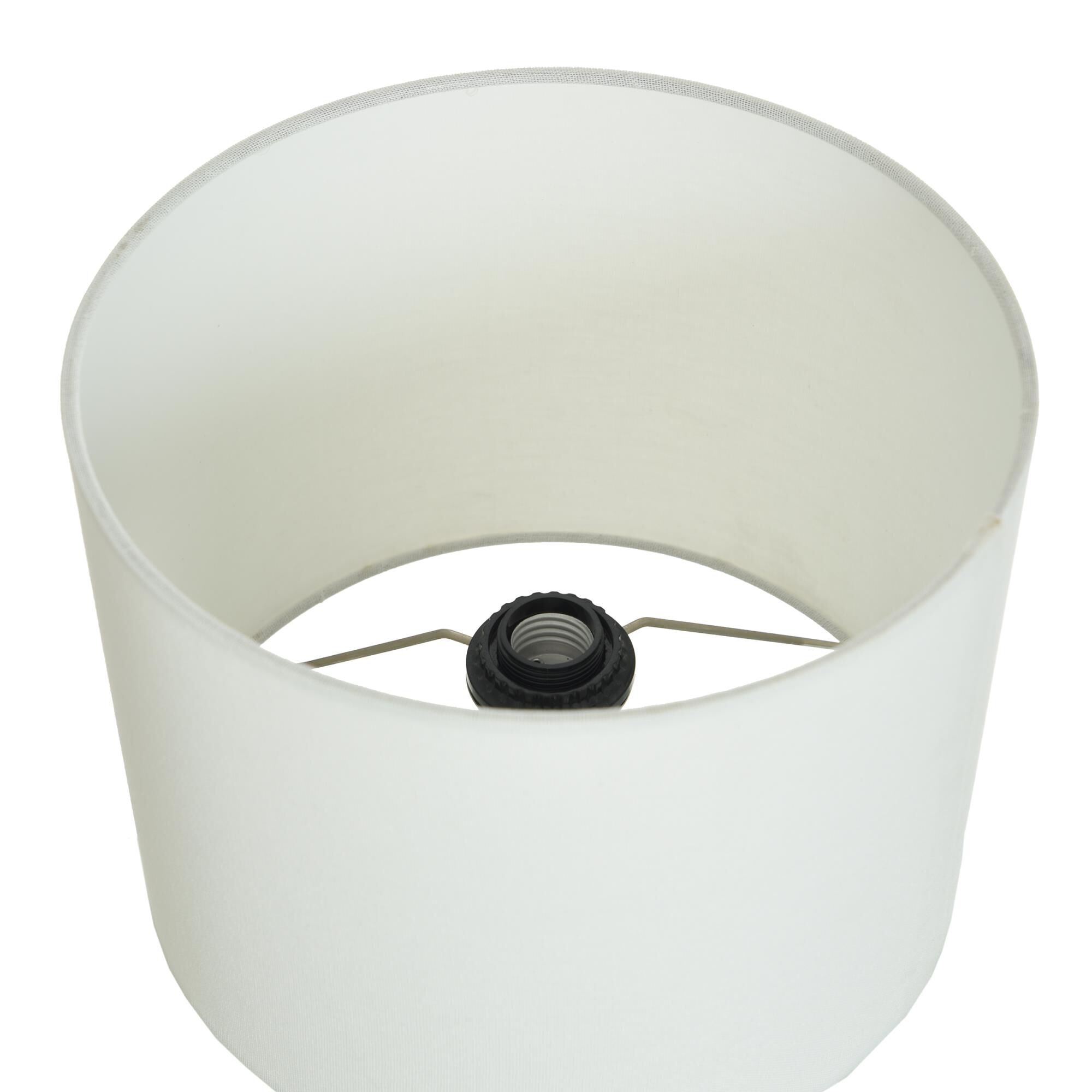 Shown in Sandstone finish and Brussels Off-White Linen shade