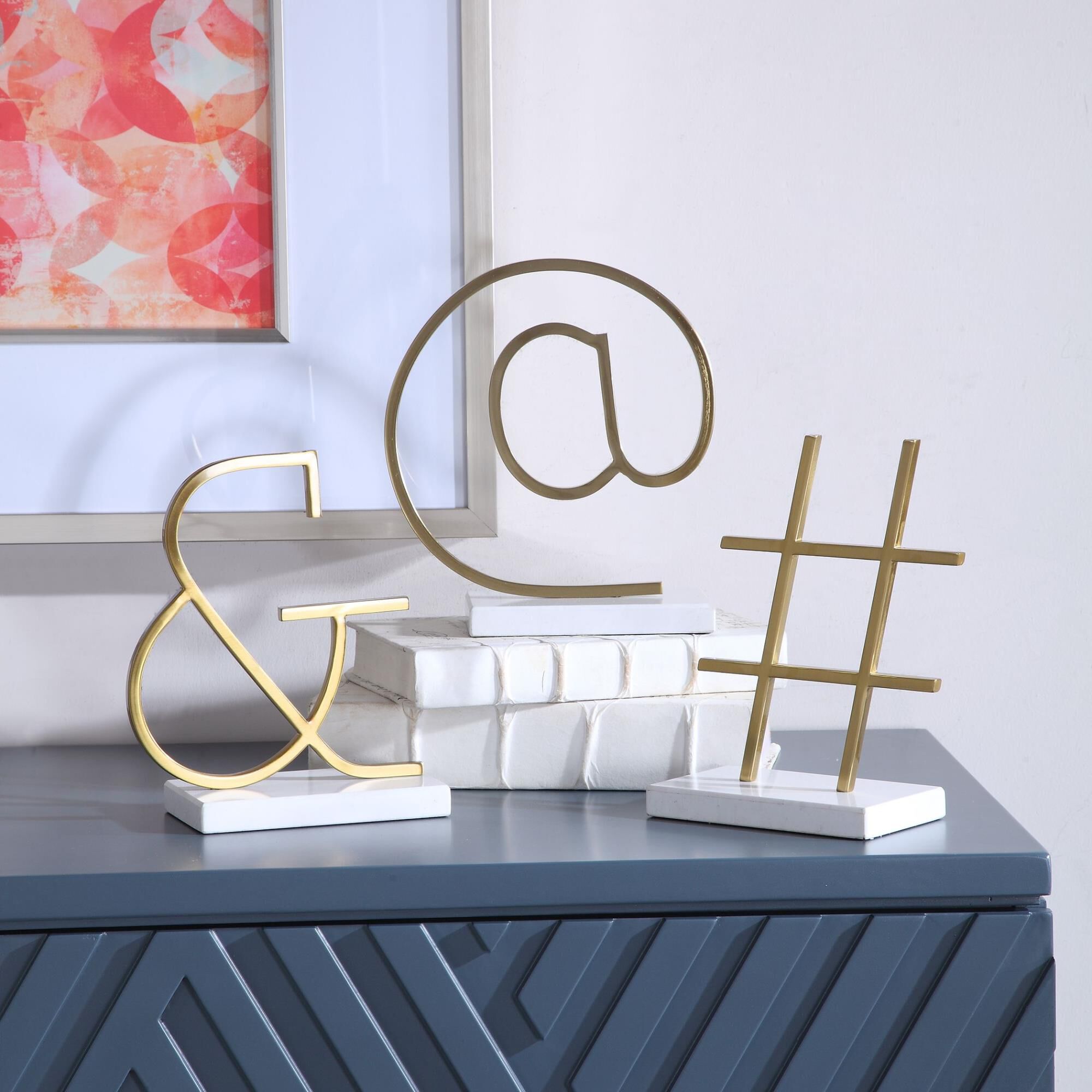 Shown in Trendy Yet Sophisticated, These Brushed Brass And White Marble Accessories Are The Perfect Accent Fo finish