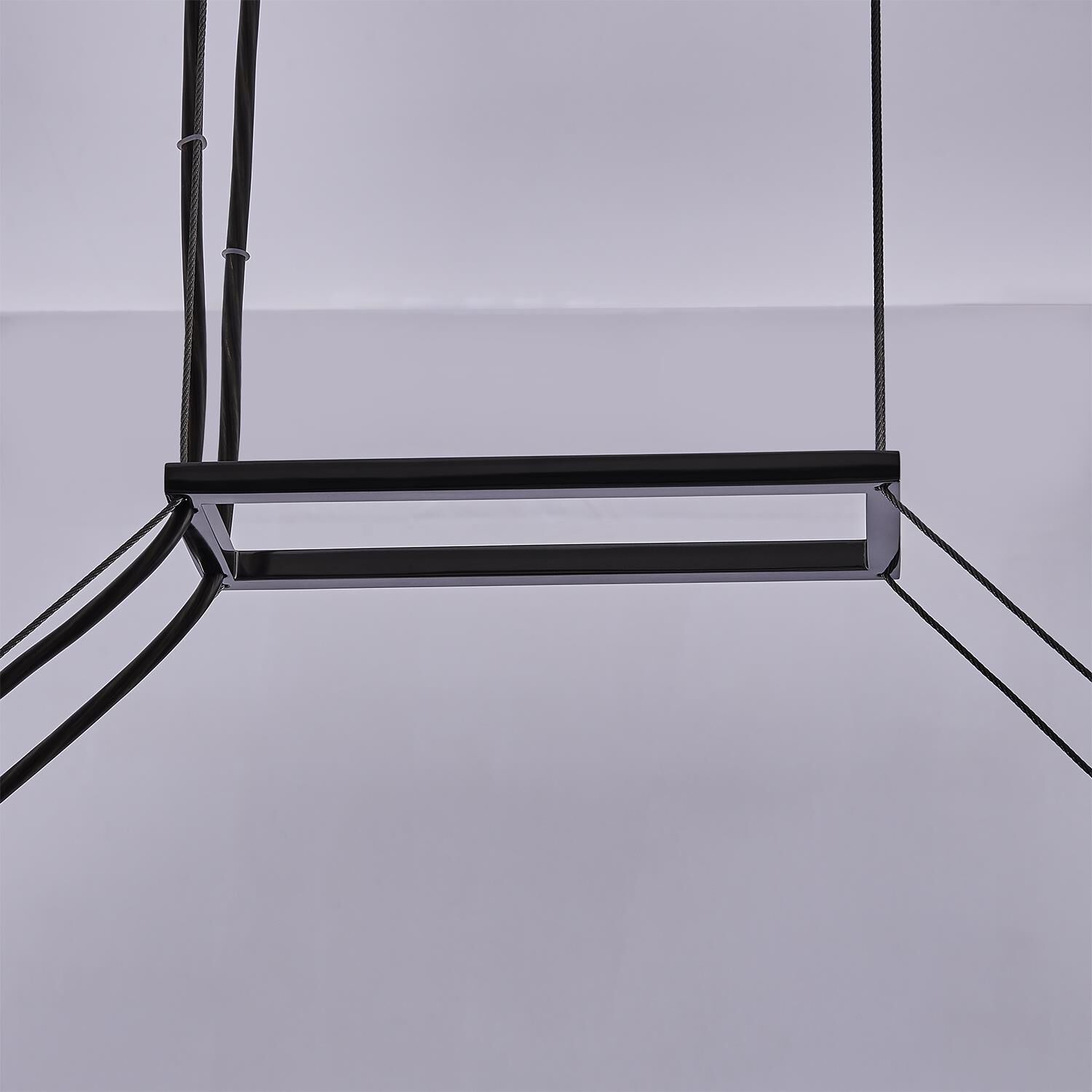 Shown in Black Nickel finish and Smoked Firenze crystal