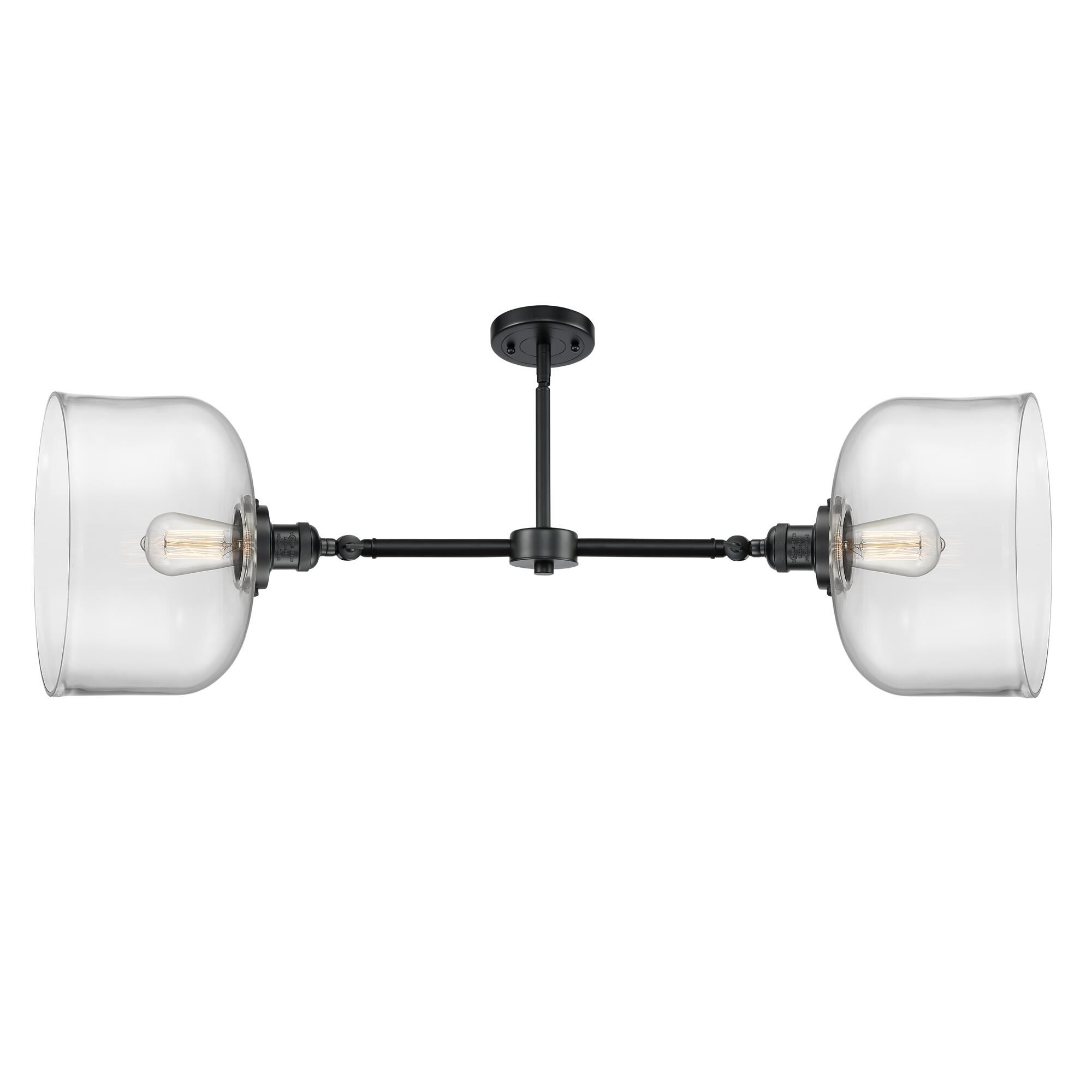 Shown in Oil Rubbed Bronze finish and Clear glass