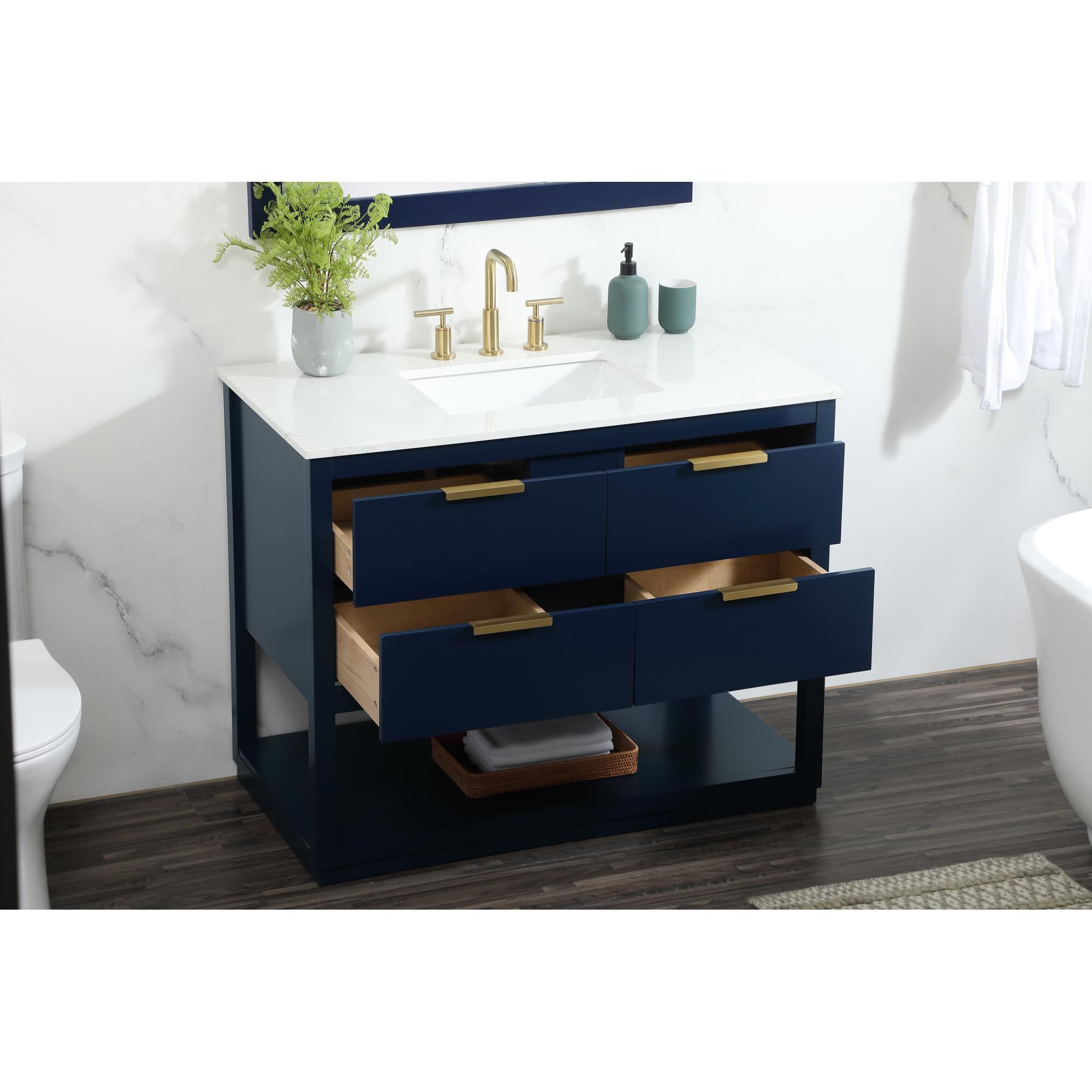 Larkin 42 Inch Bath Vanity by Elegant Decor