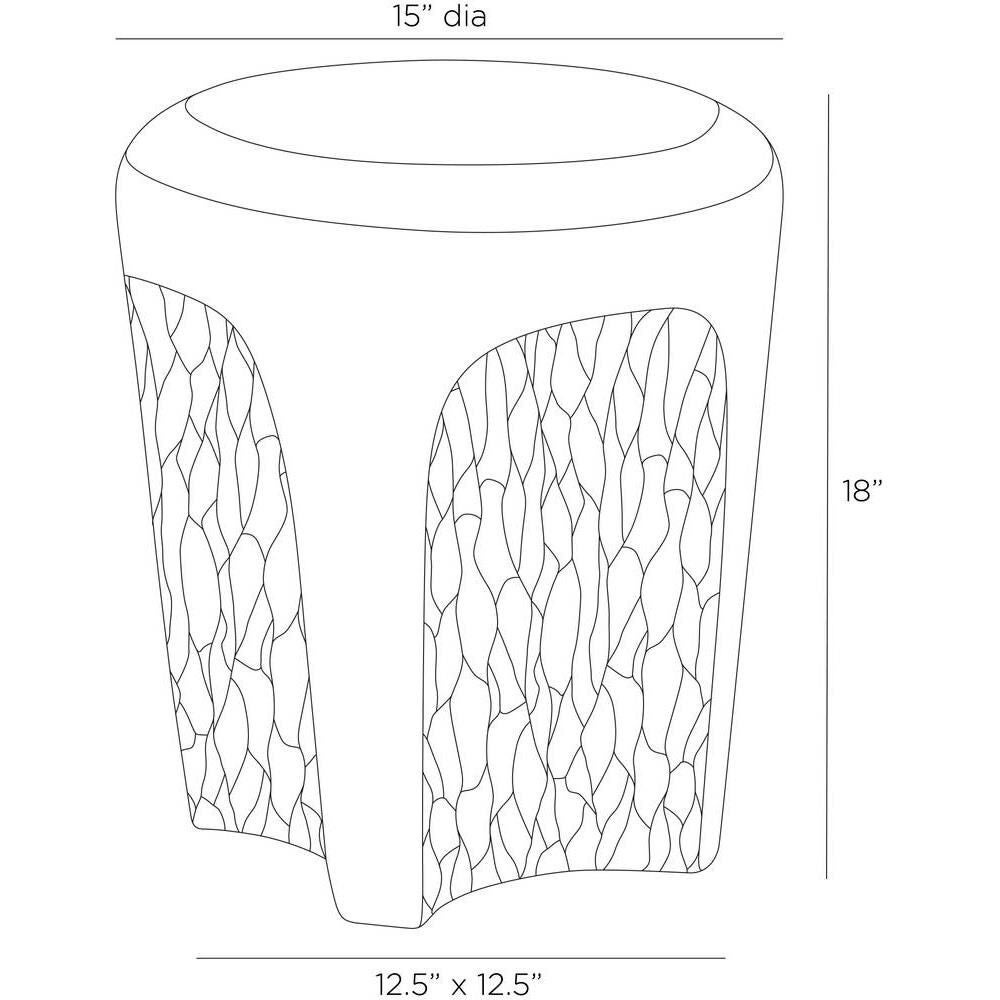 Caper 15 Inch Accent Table by Arteriors Home