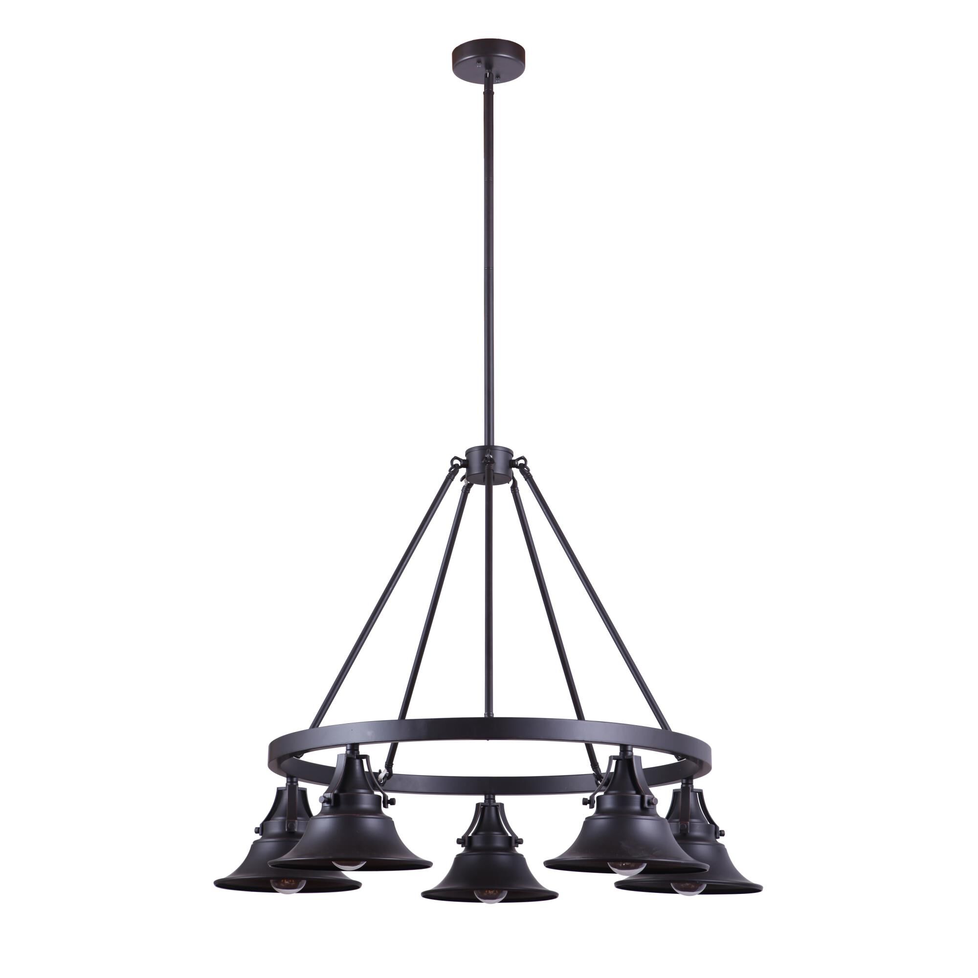 Union 27 Inch Tall 5 Light Outdoor Hanging Lantern by Craftmade