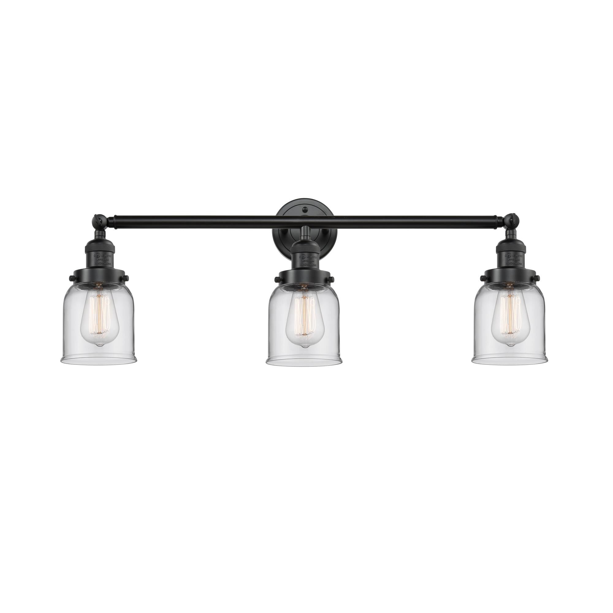 Bruno Marashlian Small Bell 30 Inch 3 Light Bath Vanity Light by Innovations Lighting