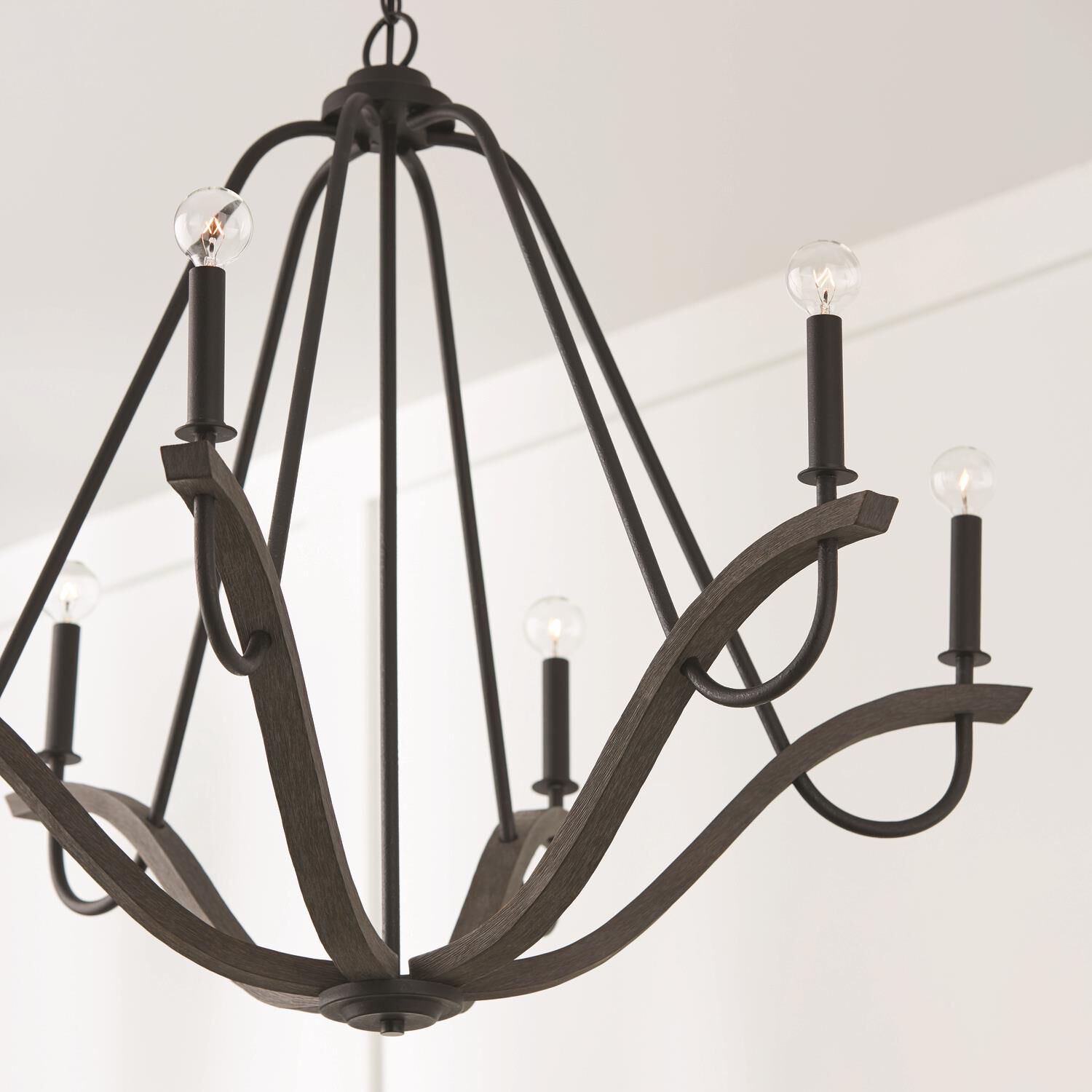 Clive 36 Inch 6 Light Chandelier by Capital Lighting Fixture Company
