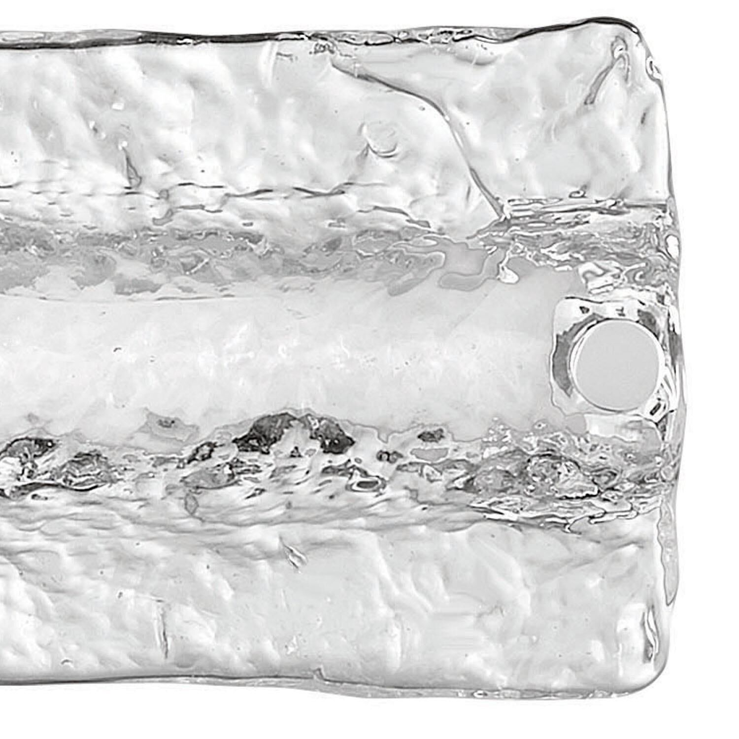 Shown in Chrome finish and Lava glass