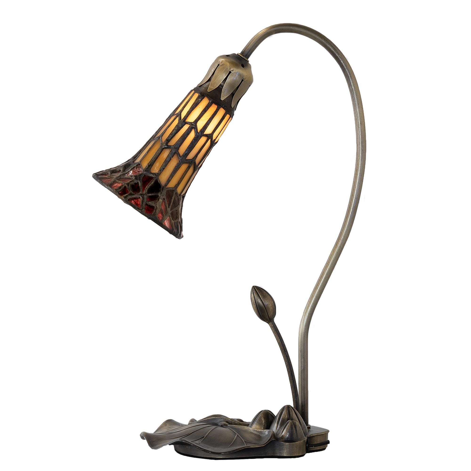 Shown in Antique Copper Finish finish and Cranberry;Ruby glass