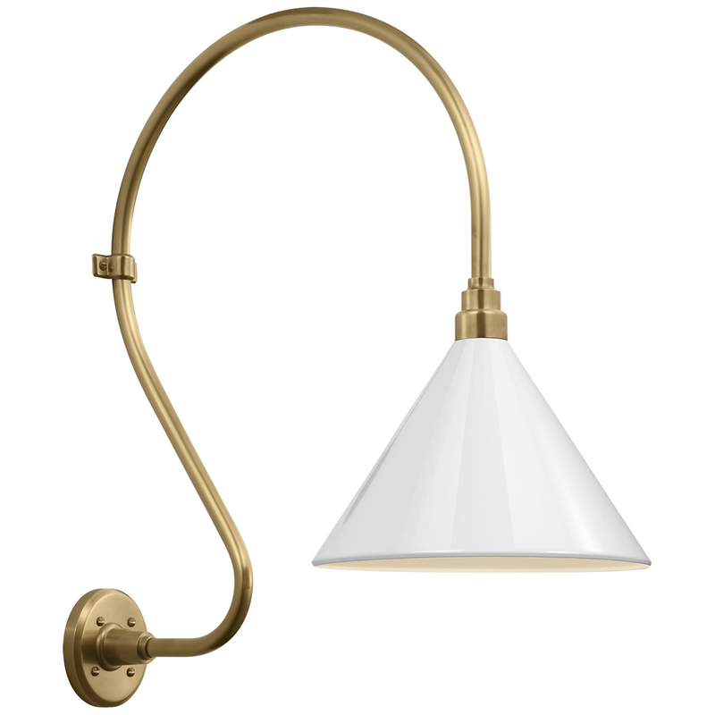 Thomas O'Brien Academy Barn Light 27 Inch Outdoor Wall Light by Visual Comfort Signature Collection