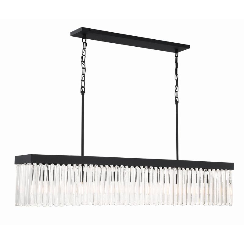 Emory Medium Linear Chandelier by Crystorama