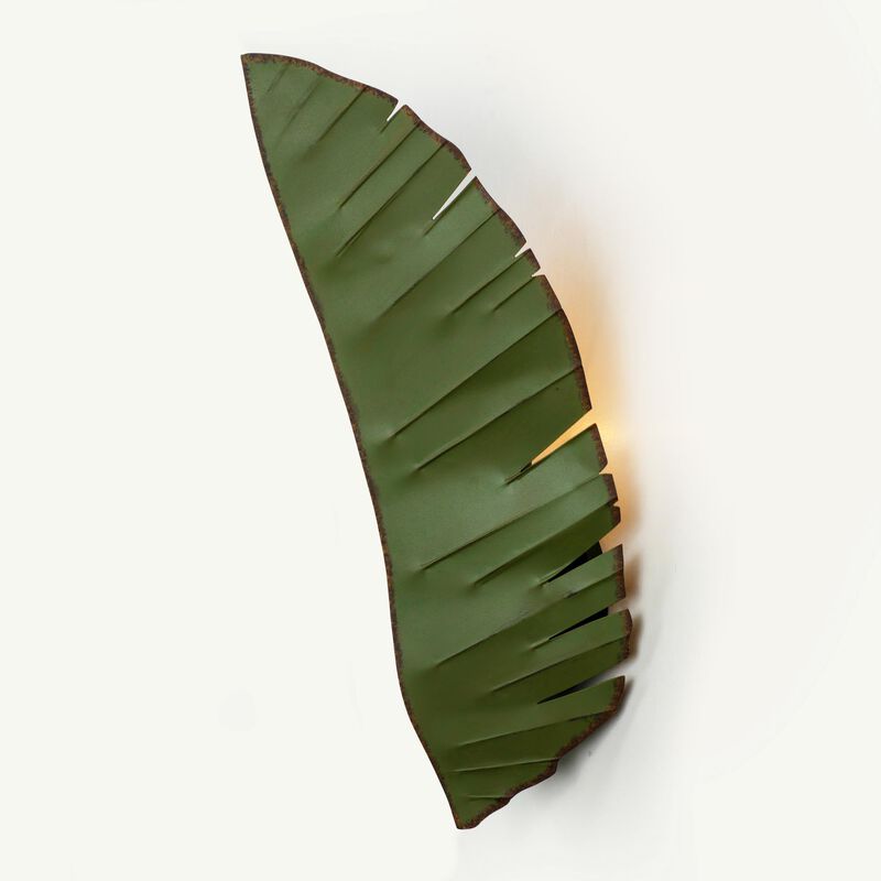 Ron Henderson Banana Leaf Wall Sconce by Varaluz