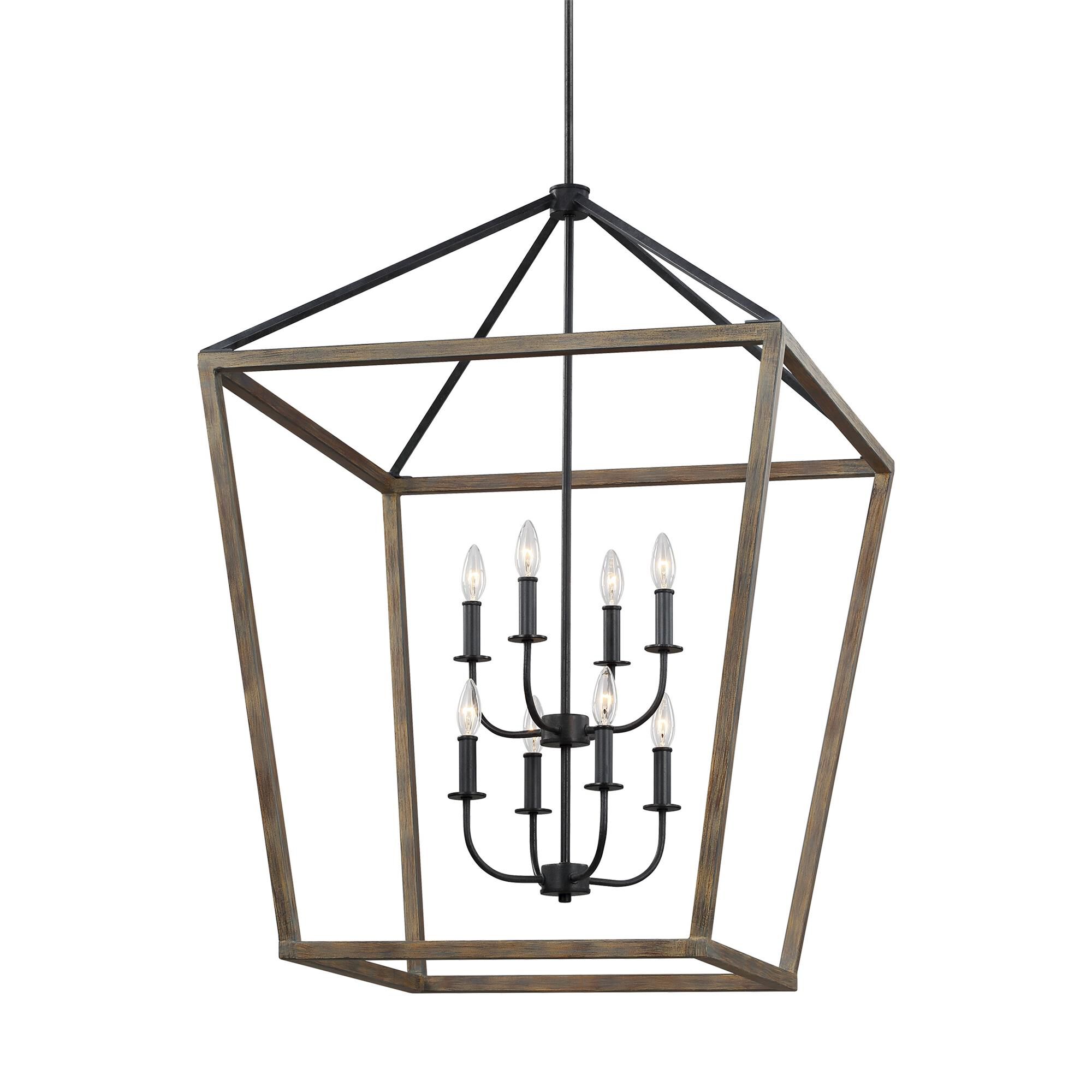 Shown in Weathered Oak Wood - Antique Forged Iron finish