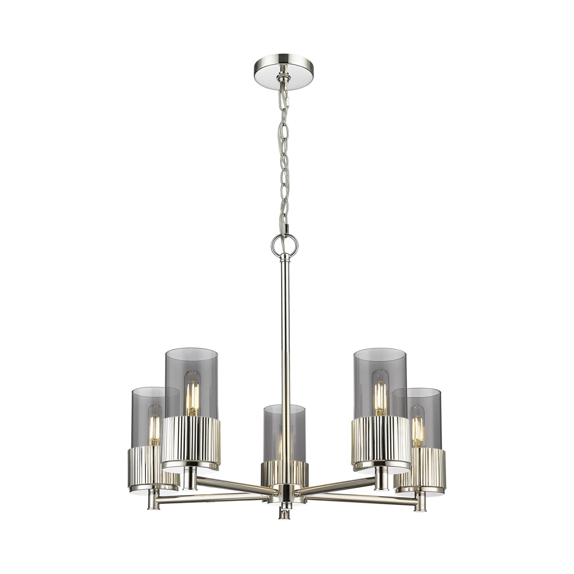 Bruno Marashlian Bolivar 25 Inch 5 Light Chandelier by Innovations Lighting