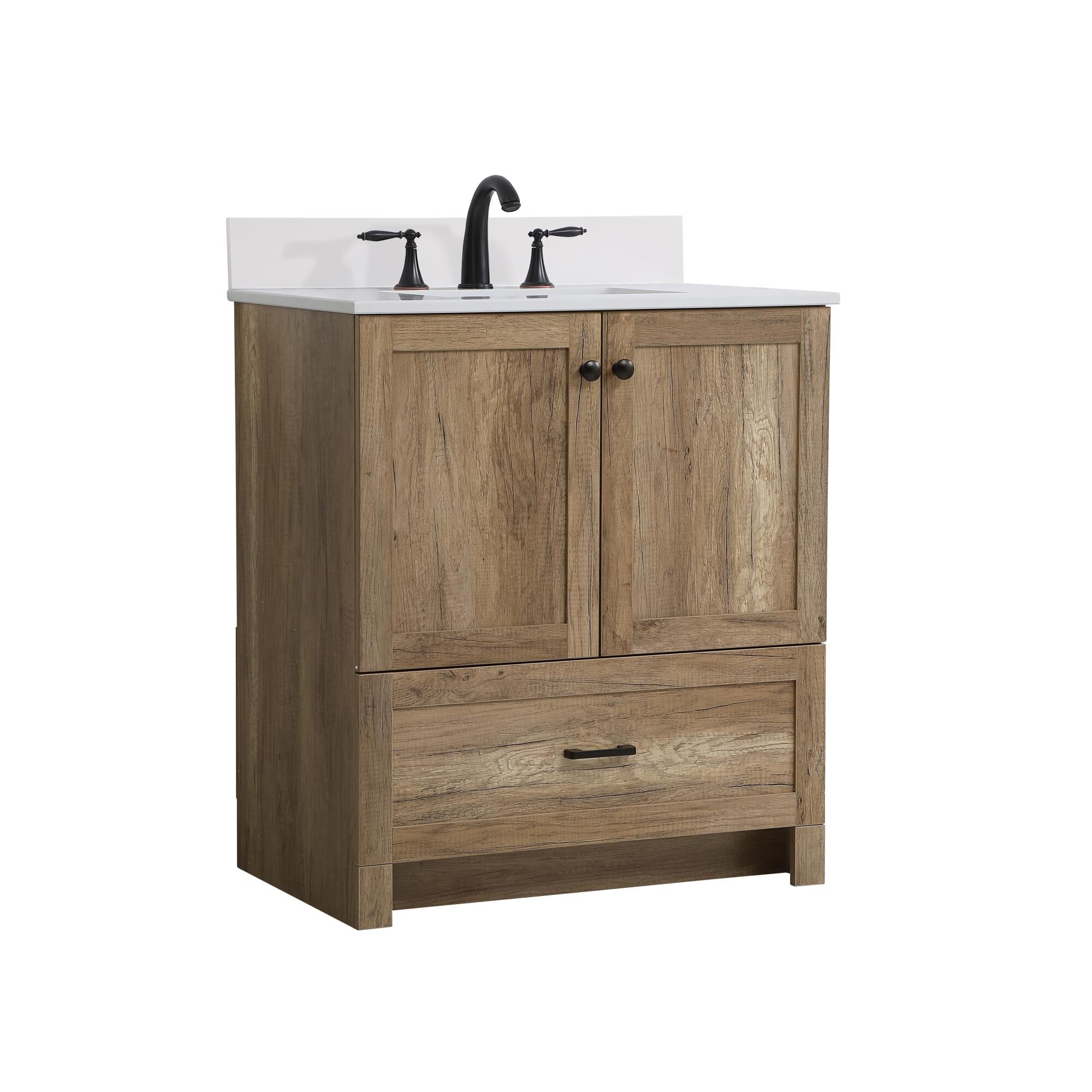 Shown in Natural Oak And Black With Ivory finish
