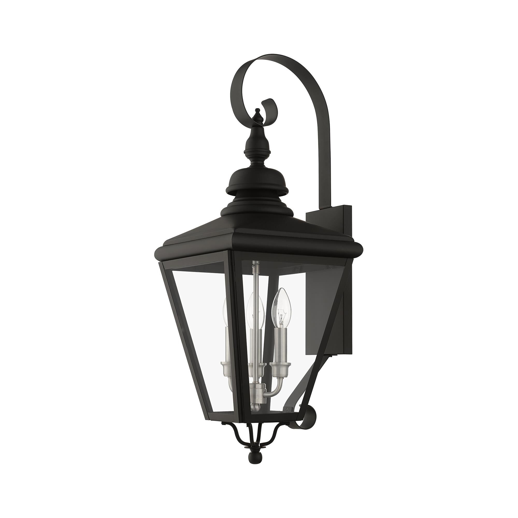 Adams 29 Inch Tall 3 Light Outdoor Wall Light by Livex Lighting