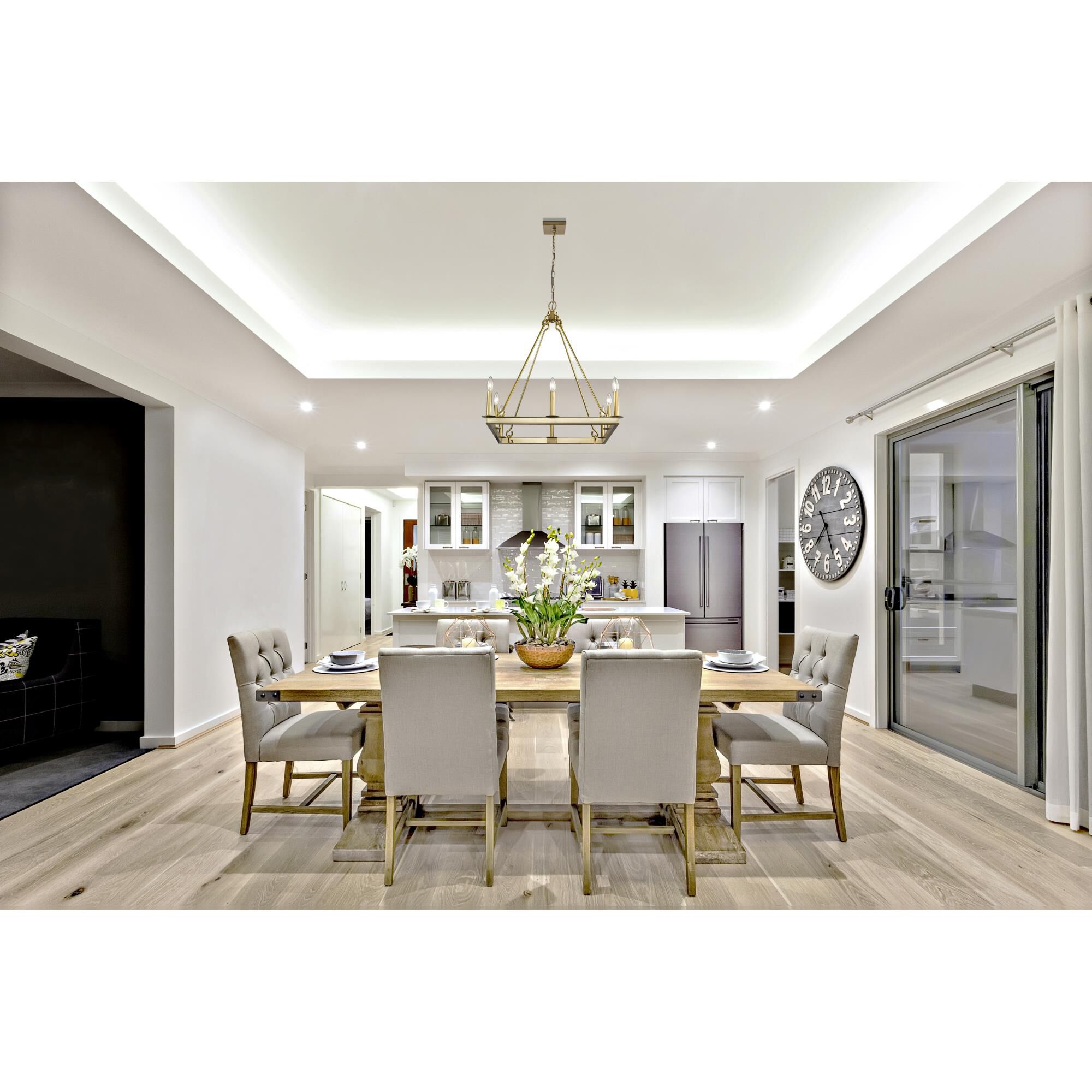 Shown in Olde Brass finish and --- glass and --- shade