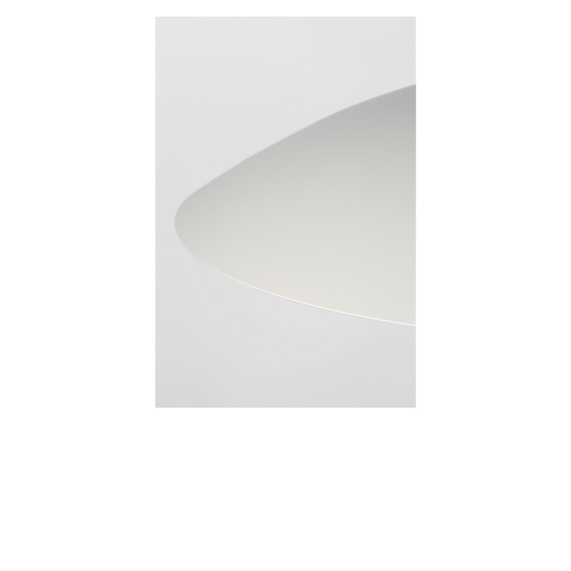 Shown in Matte White finish and Clear White glass