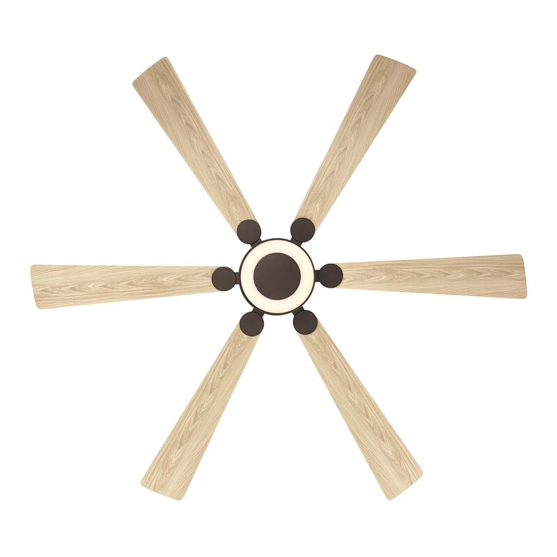 Brenix 60 Inch Ceiling Fan with Light Kit by Minka Aire
