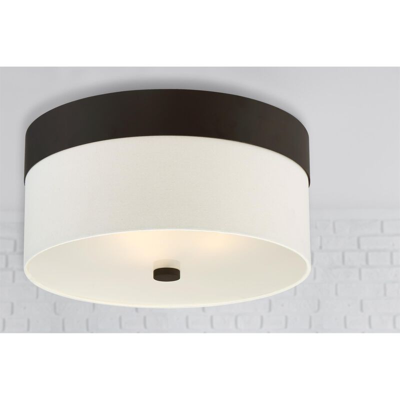 Libby Langdon Grayson 16 Inch 3 Light Flush Mount by Crystorama