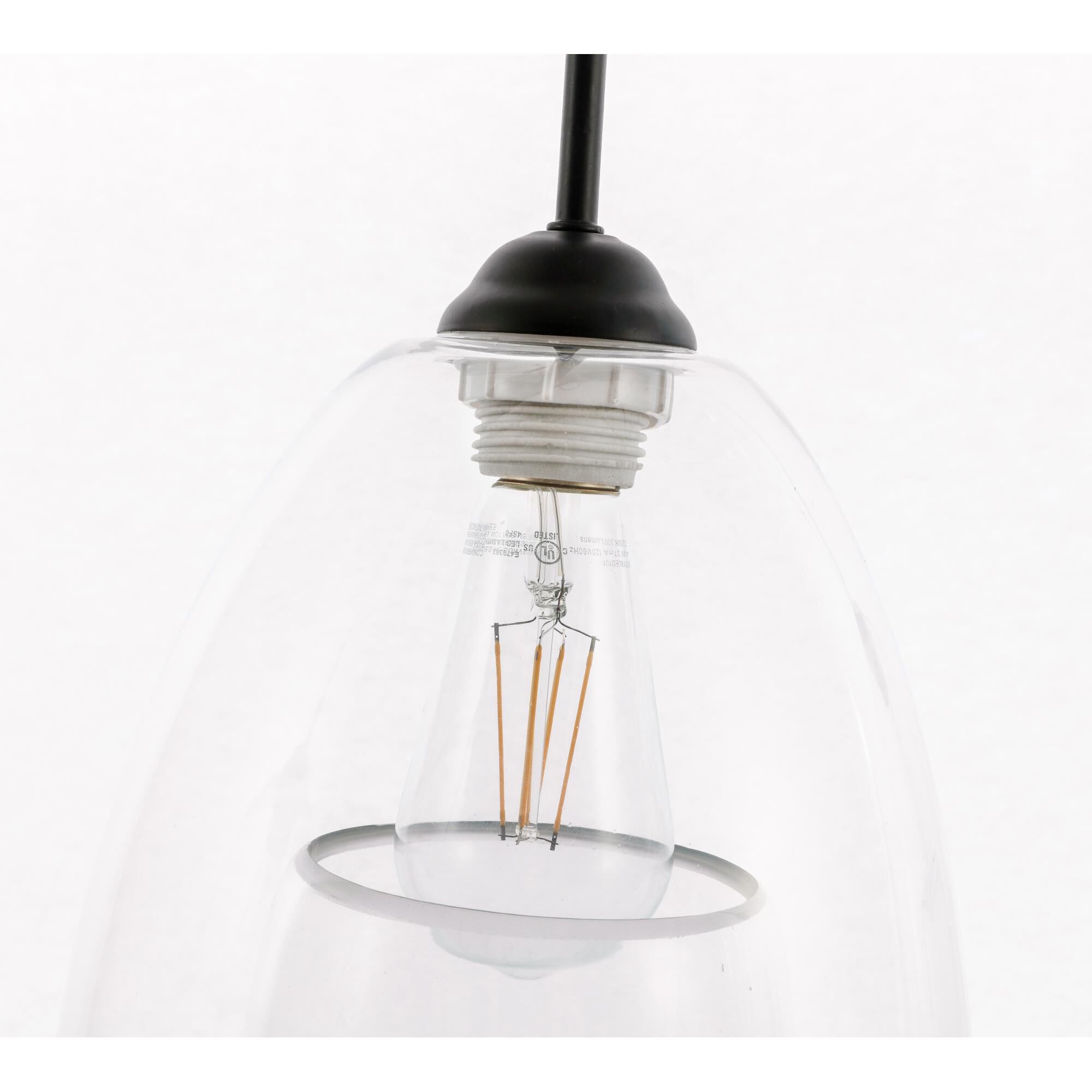 Kason 35 Inch 3 Light Linear Suspension Light by Elegant Lighting