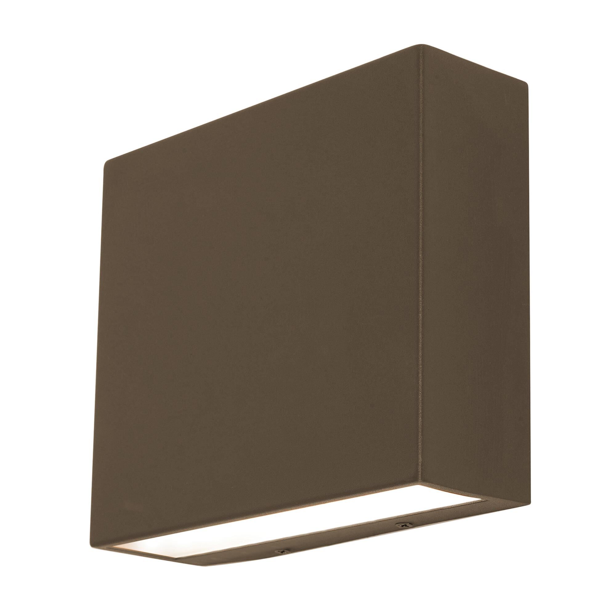 Shown in Bronze finish and White shade