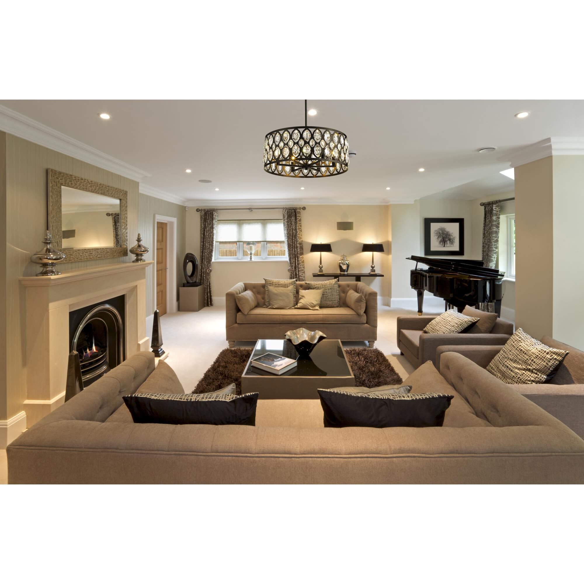 Dealey 23 Inch 6 Light Chandelier by Z Lite