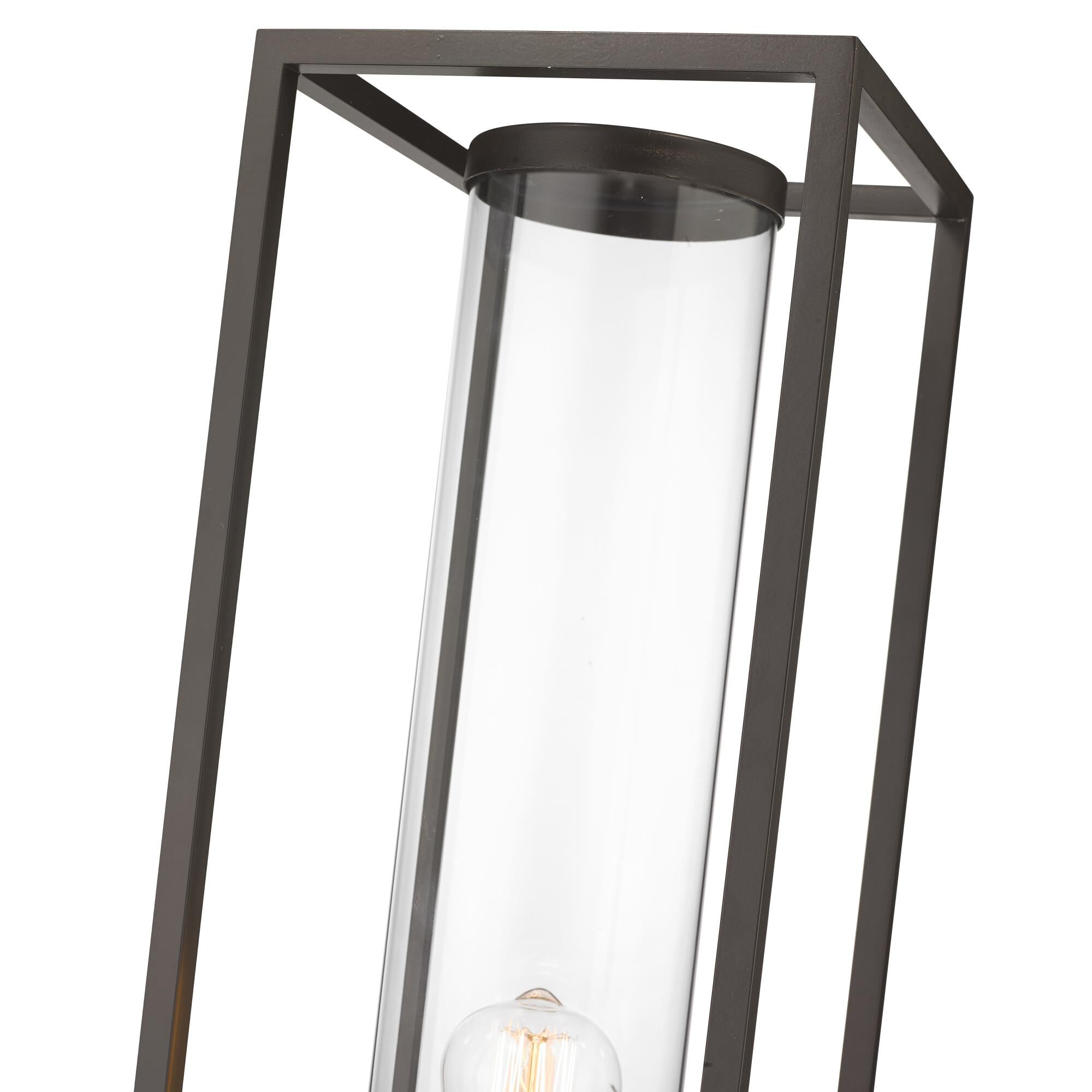 Shown in Deep Bronze + Outdoor Brass finish and Glass shade
