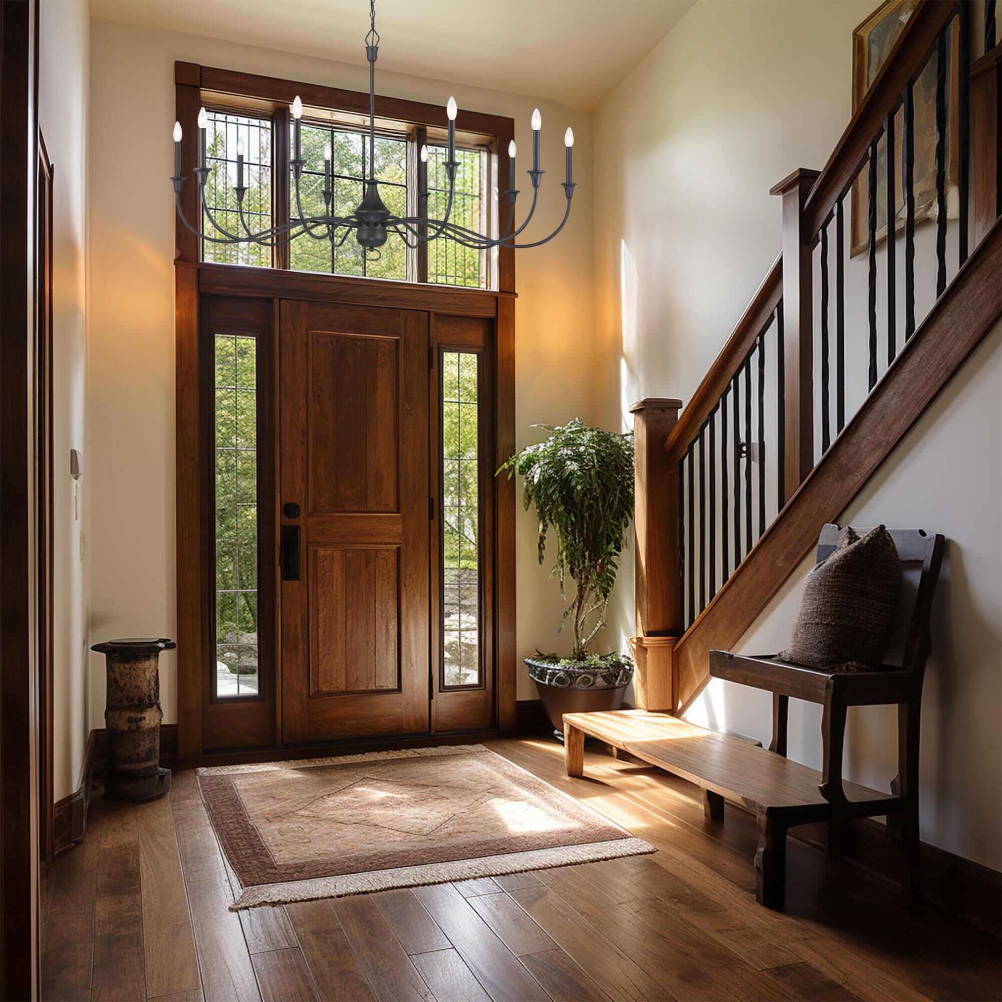 Halifax 58 Inch 10 Light Chandelier by Minka Lavery