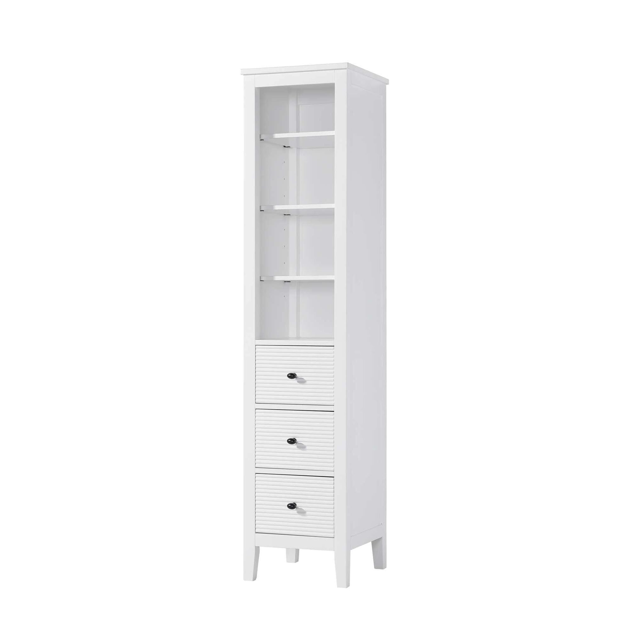 Shown in White finish