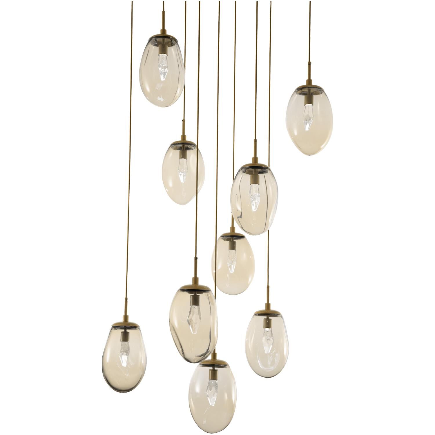 Levi Wilson Nebula 32 Inch 9 Light LED Multi Light Pendant by Hammerton Studio