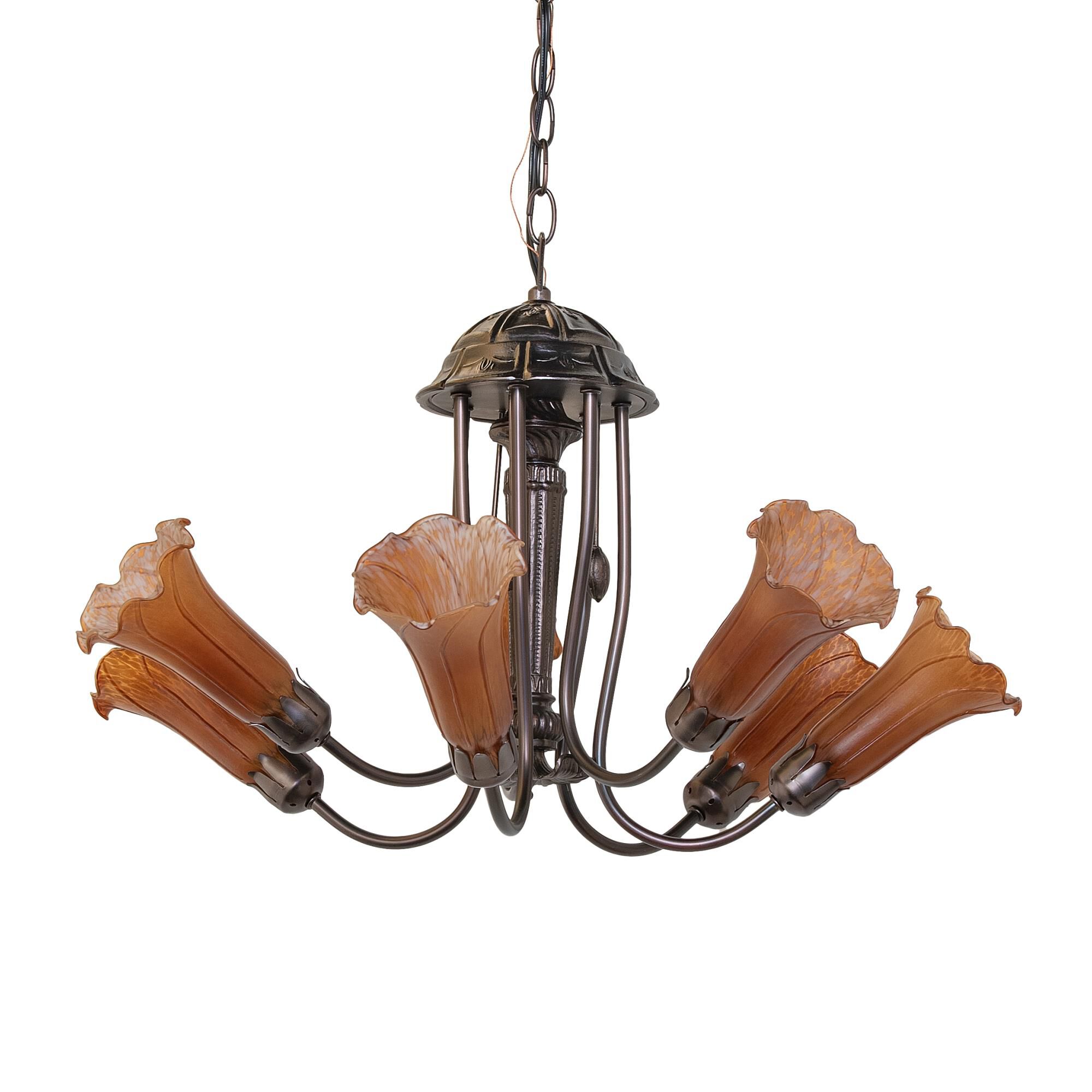 Amber 24 Inch 7 Light Chandelier by Meyda Lighting