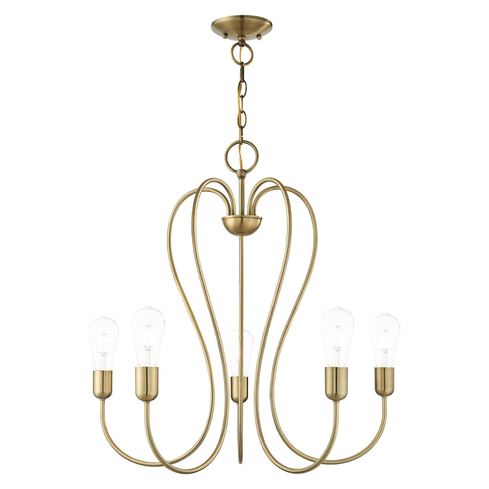 Shown in Antique Brass finish