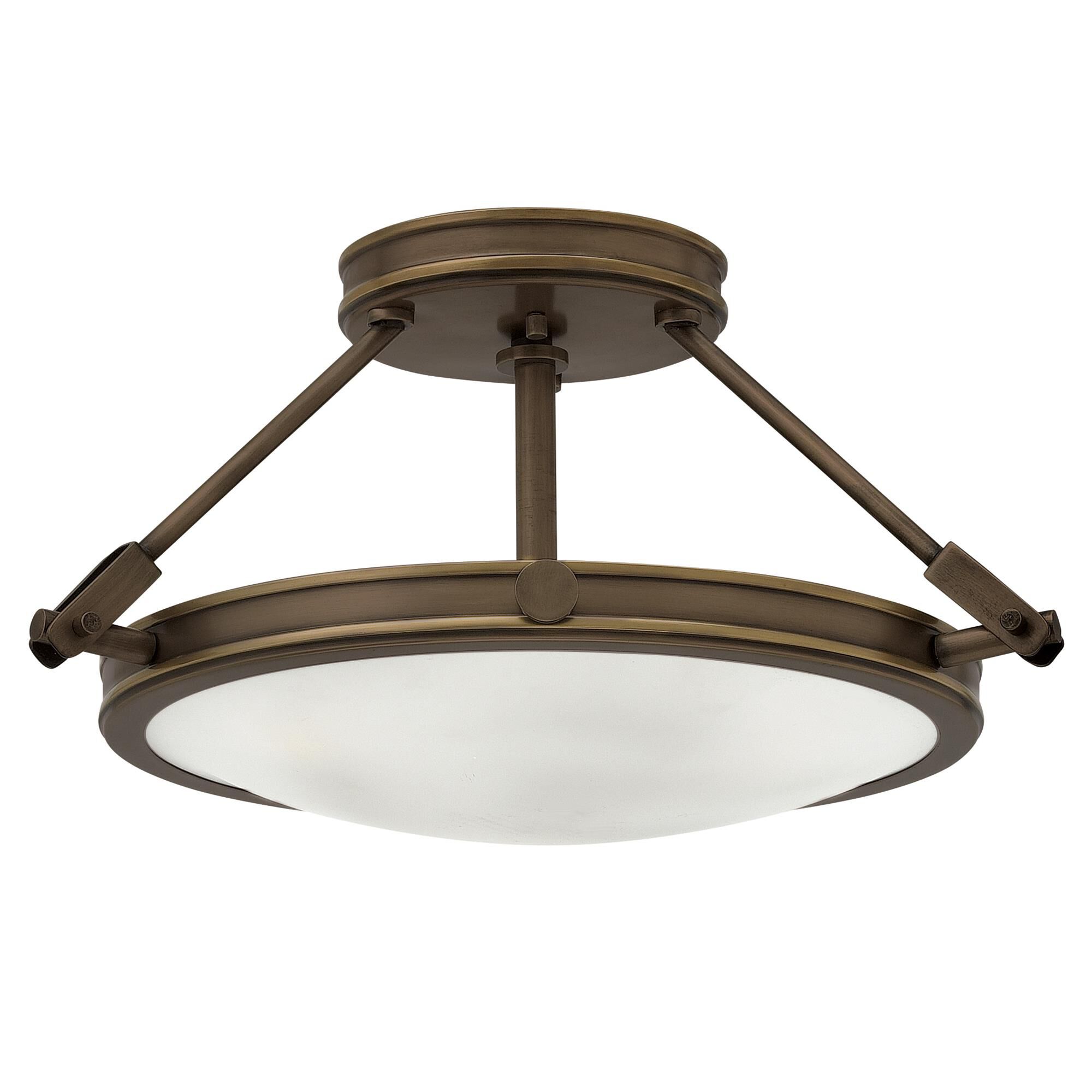 Collier 16 Inch Semi Flush Mount,