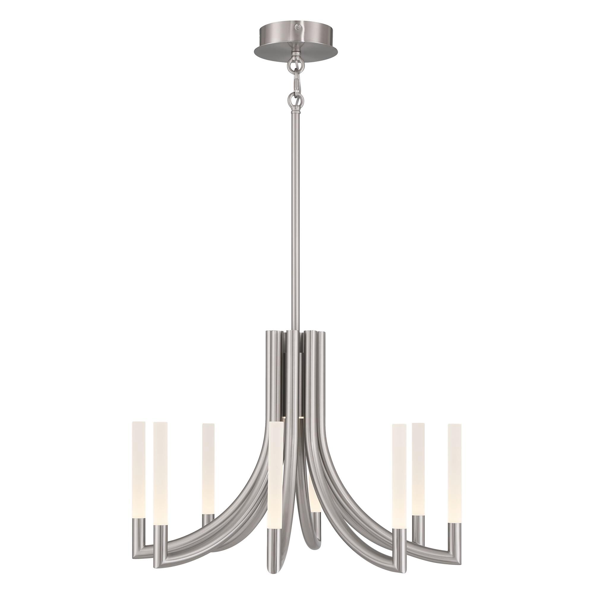 Shown in Nickel finish and Frosted Acrylic glass