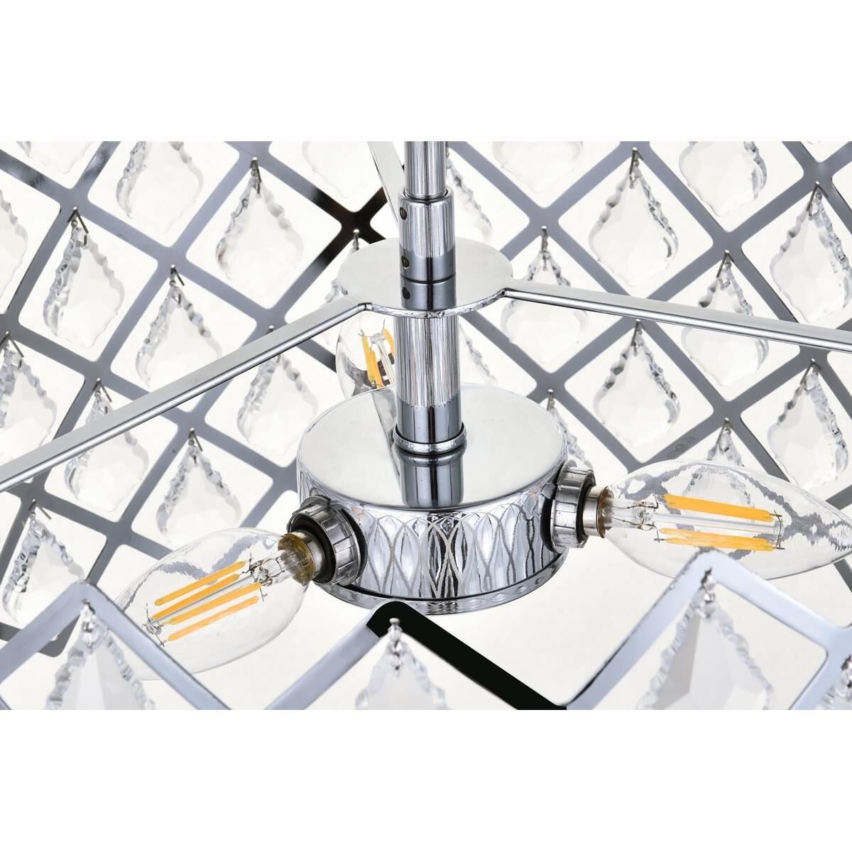 Lyla 16 Inch Large Pendant by Elegant Lighting