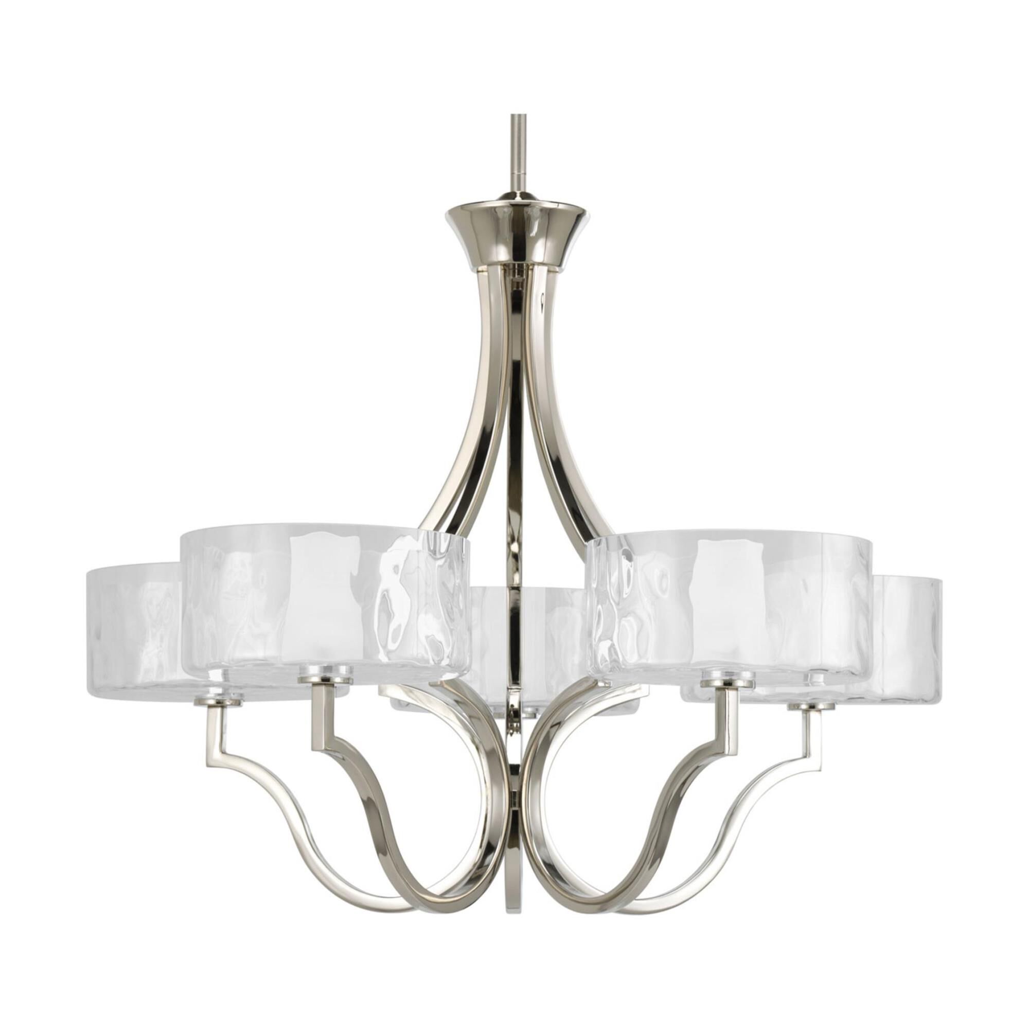 Shown in Polished Nickel finish and Etched Opal glass