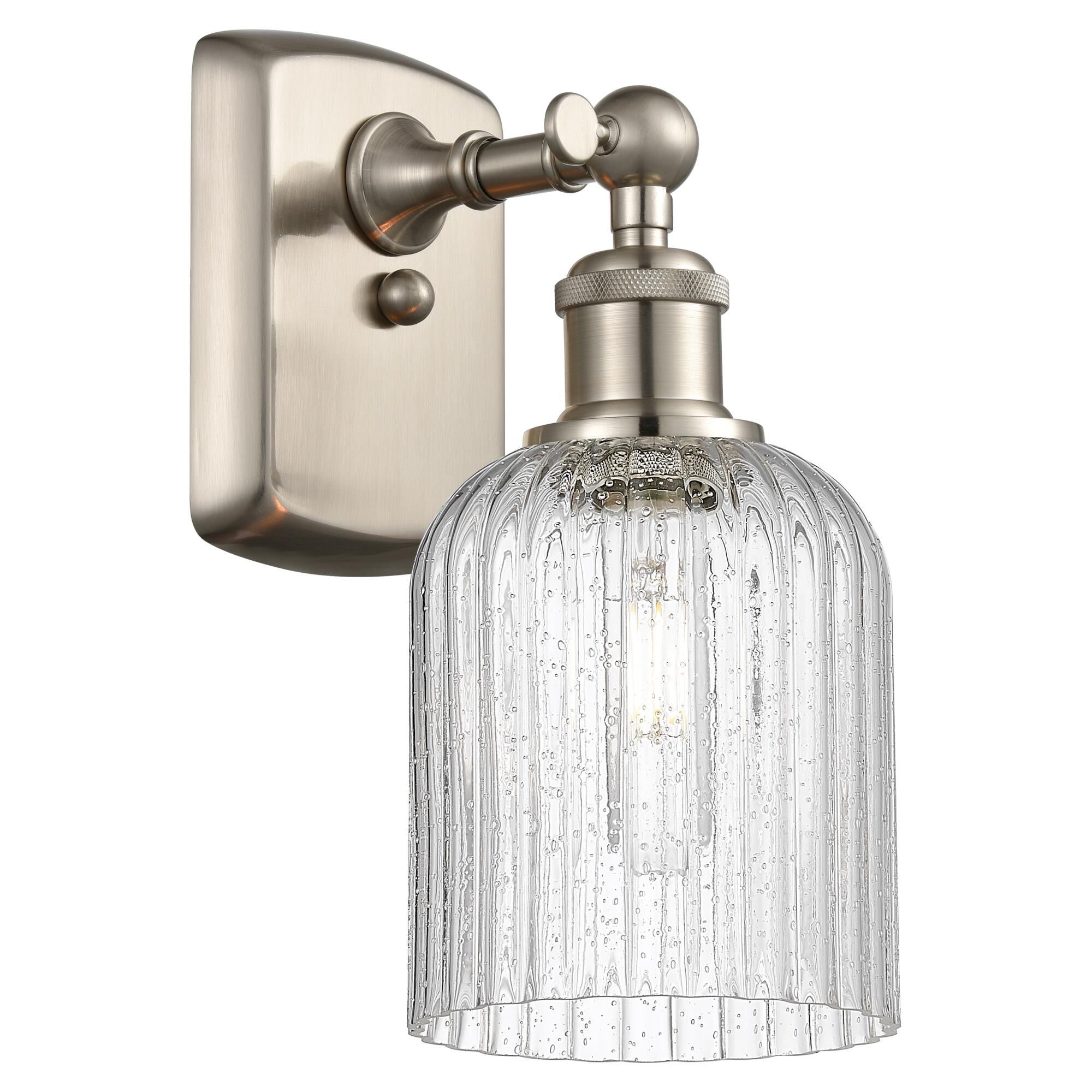 Shown in Satin Nickel finish and Seedy shade