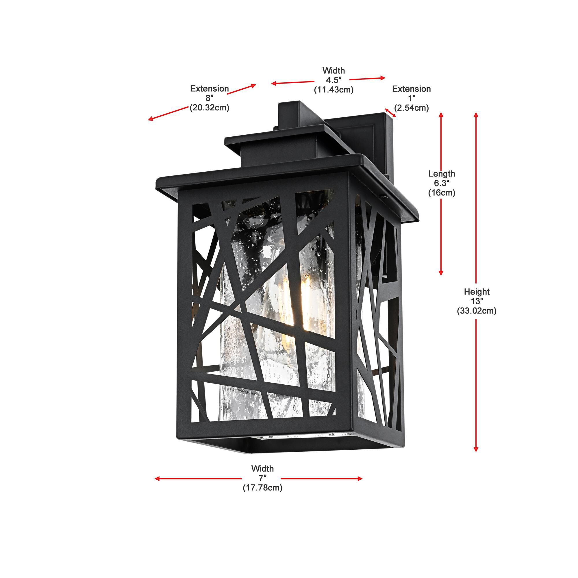 Shown in Black finish