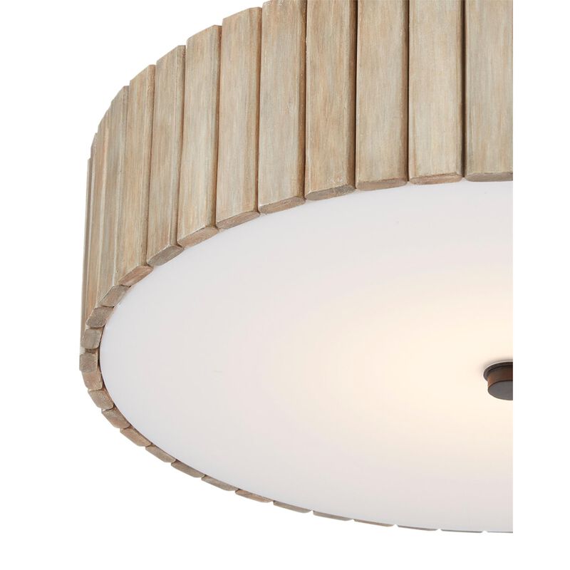Tetterby 20 Inch 1 Light LED Semi Flush Mount by Currey and Company