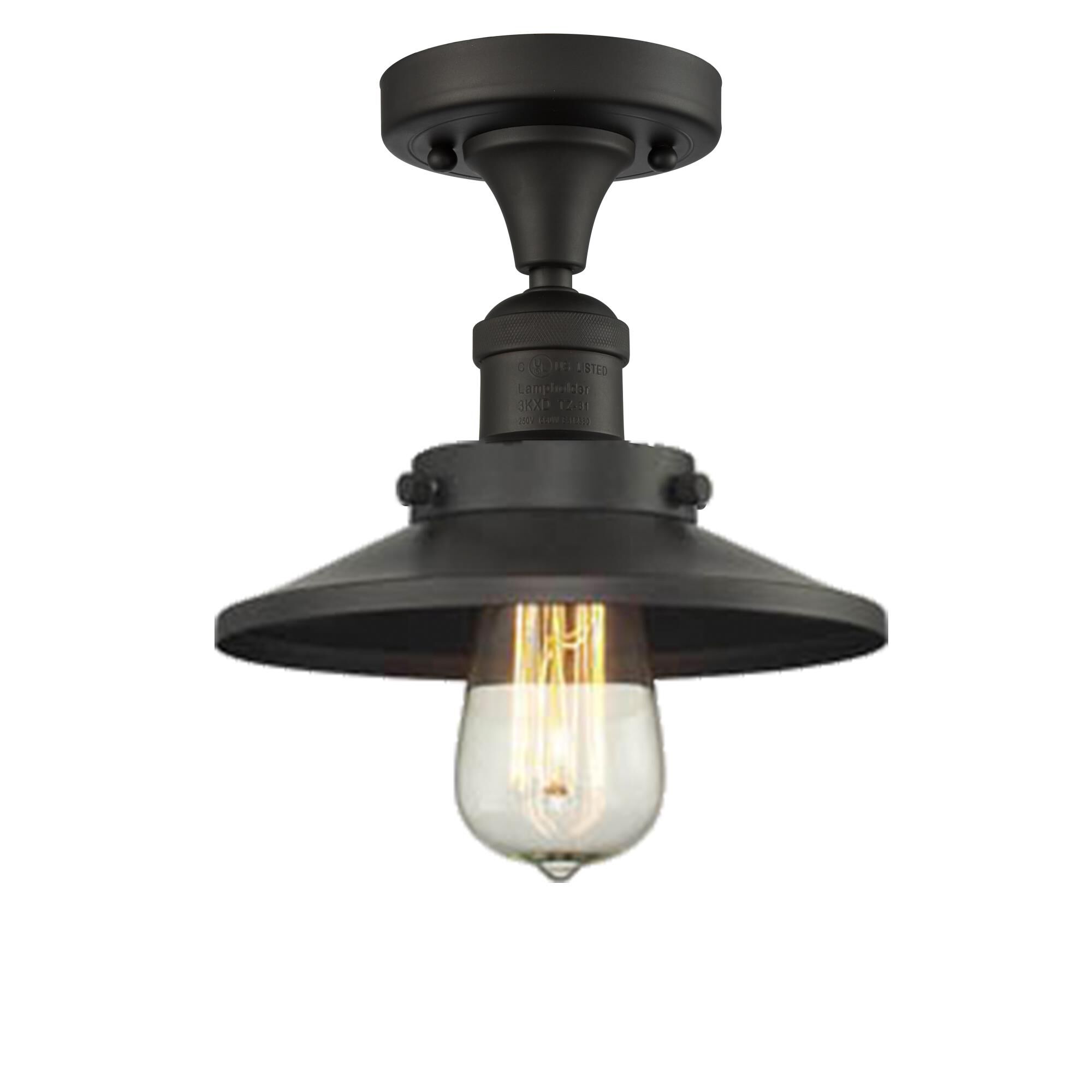 Bruno Marashlian Railroad 7 Inch 1 Light Semi Flush Mount by Innovations Lighting