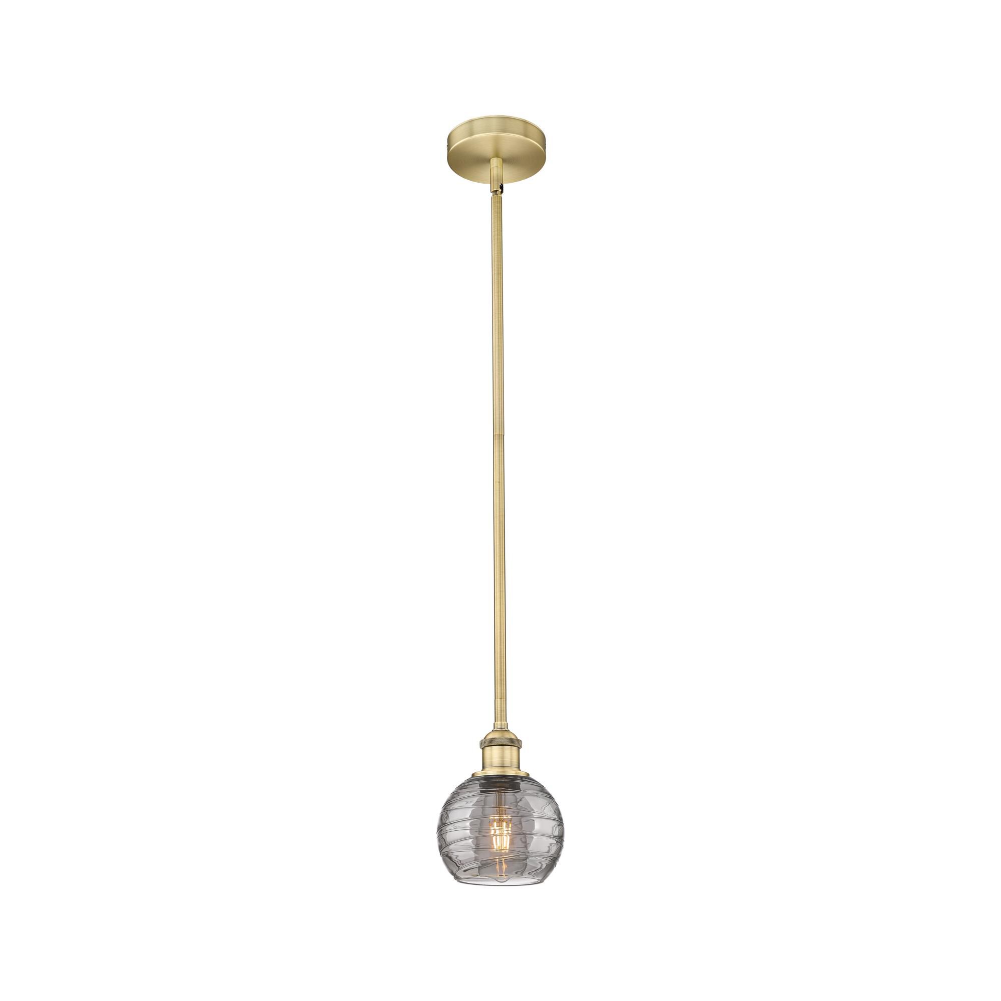 Bruno Marashlian Athens Deco Swirl 6 Inch Mini Pendant by Innovations Lighting