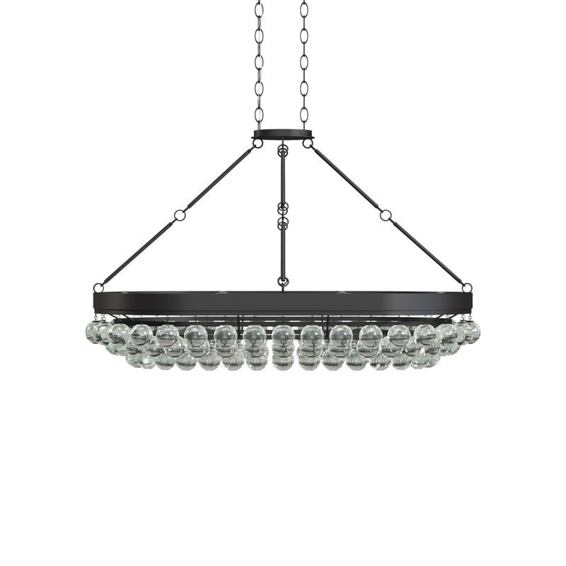 Balthazar 46 Inch 6 Light Semi Flush Mount by Currey & Company